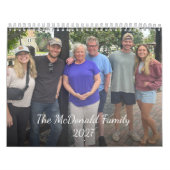 2027 gezinsfotokalender kalender (Hoes)