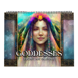 2027 Godinnen Fantasy Kunst Kalender