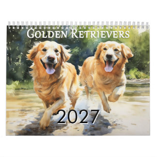 2027 Golden Retrievers Kalender