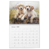 2027 Golden Retrievers Kalender (Jan 2027)