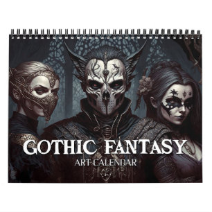 2027 Gotische Fantasy Kunstkalender Kalender