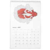 2027 Goudvis Kalender (Jan 2027)