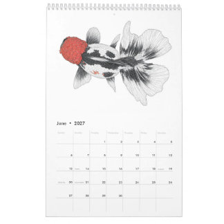 2027 Goudvis Kalender