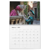 2027 Grijs Tabby Kat Kalender (Feb 2027)