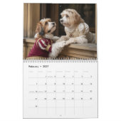 2027 Havanese Hond Kalendar Kalender (Feb 2027)
