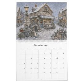 2027 Haven Dorp Kalender