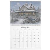 2027 Haven Dorp Kalender (Feb 2027)