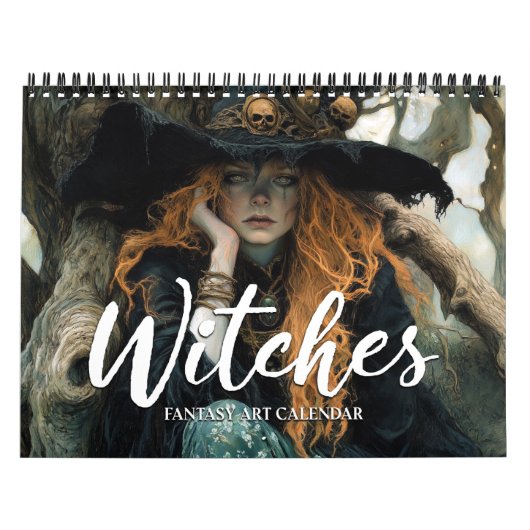 2027 Heksen Fantasy Kunstkalender Kalender (Hoes)