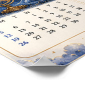 2027 Hemelse Dromen Muurkalender Poster (Hoek)
