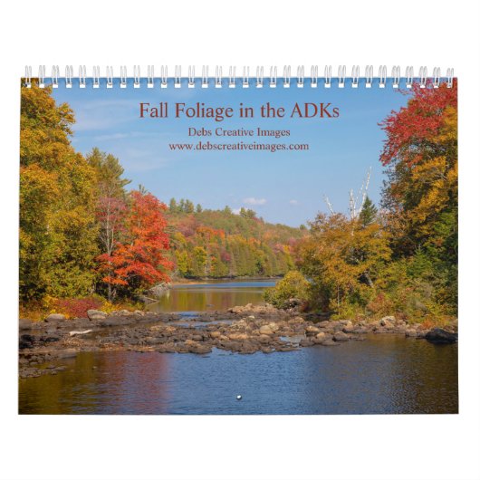 2027 Herfstpracht in de Adirondacks Kalender (Hoes)