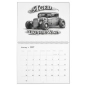 2027 Hot Rod Spierkracht Auto Kalender (Jan 2027)