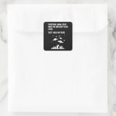 2027 Hou Mijn Bier Vierkante Sticker (Tas)