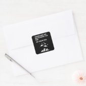2027 Hou Mijn Bier Vierkante Sticker (Envelop)