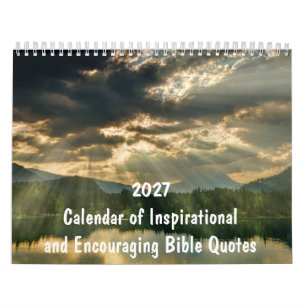 2027 Inspirerende Bijbelverzen Christelijk  Kalender