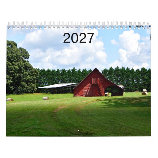 2027 JAAR KALENDER (Hoes)