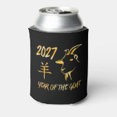 2027 Jaar Van De Geit Blikjeskoeler (Blikje Achterkant)