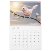 2027 jaarkalender met vogels Kalender (Mar 2027)