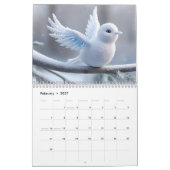 2027 jaarkalender met vogels Kalender (Feb 2027)