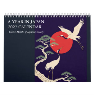 2027 Japanse Kunstkalender Een Jaar in Japan T Kalender