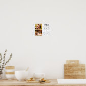2027 Kalender 2 Foto's Persoonlijke Poster (Keuken)