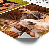 2027 Kalender 2 Foto's Persoonlijke Poster (Hoek)