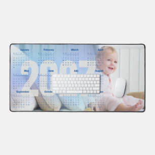 2027 Kalender Aangepaste Foto en Jaar Grote Muis Bureaumat