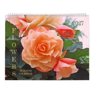 2027 KALENDER/"BLOEMEN" KALENDER