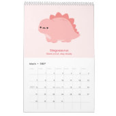 2027 Kalender Dinosaurus (Mar 2027)