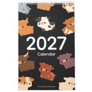2027 Kalender Koe