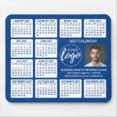 2027 Kalender - logo, foto bedrijf Muismat (Voorkant)