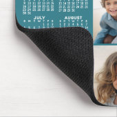 2027 Kalender met 6 foto collage Muismat (Hoek)