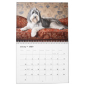 2027 Kalender met Baardshepherds (Jan 2027)