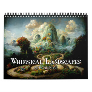 2027 Kalender met Fantasievolle Landschappen
