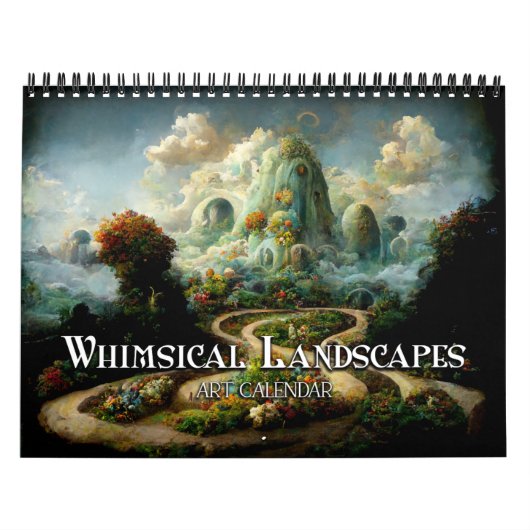 2027 Kalender met Fantasievolle Landschappen (Hoes)