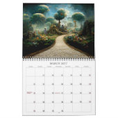 2027 Kalender met Fantasievolle Landschappen (Mar 2027)
