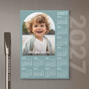 2027 Kalender met Foto - Hele Jaar Magnetische Kaa