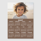 2027 Kalender met Foto - Hele Jaar Magnetische Kaa (Voorkant)