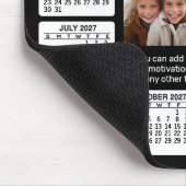 2027 Kalender met foto in het midden Muismat (Hoek)