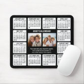 2027 Kalender met foto in het midden Muismat (Met muis)