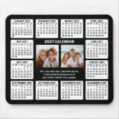 2027 Kalender met foto in het midden Muismat (Voorkant)