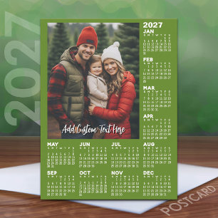2027 Kalender met foto - Modern Feestdagenkaart