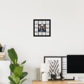 2027 Kalender met Foto Modern Minimaal Poster (Thuiskantoor)