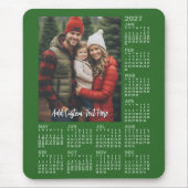 2027 Kalender met Foto - Modern Muismat (Voorkant)