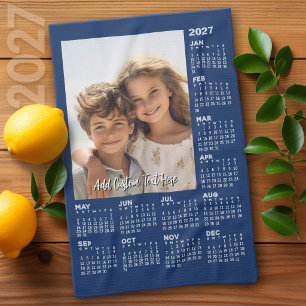 2027 Kalender met Foto - Modern Theedoek