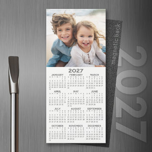 2027 Kalender met Foto Moderne Minimalistische Mag