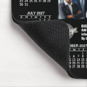 2027 Kalender met logo Contactinformatie Muismat (Hoek)