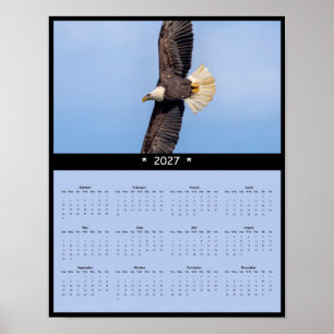 2027 Kalender met Steenarend - Tijdloze Majesteit Poster