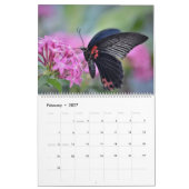 2027 Kalender met Vlinders Vlinder (Feb 2027)