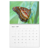 2027 Kalender met Vlinders Vlinder (Mar 2027)