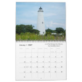 2027: Kalender met Vuurtorens van North Carolina M (Jan 2027)